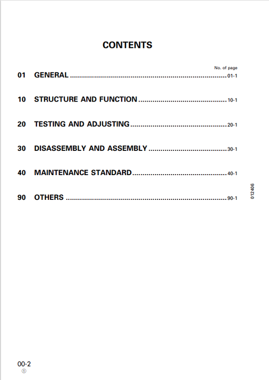 Komatsu D41A-6 Bulldozer Shop Manual B20001-UP - PDF File