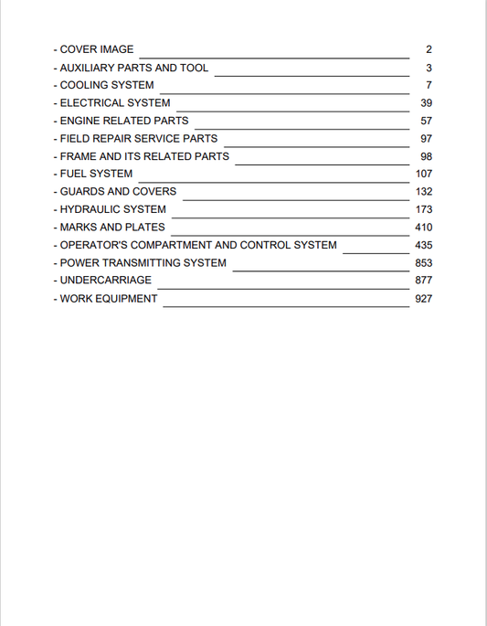 Komatsu D61PX-23 Bulldozer Sn 30001-Up Parts Catalogue Manual - PDF File
