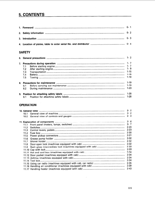 Komatsu D65E-6 Crawler Dozer Operation And Maintenance Manual SN 20295-UP - PDF File