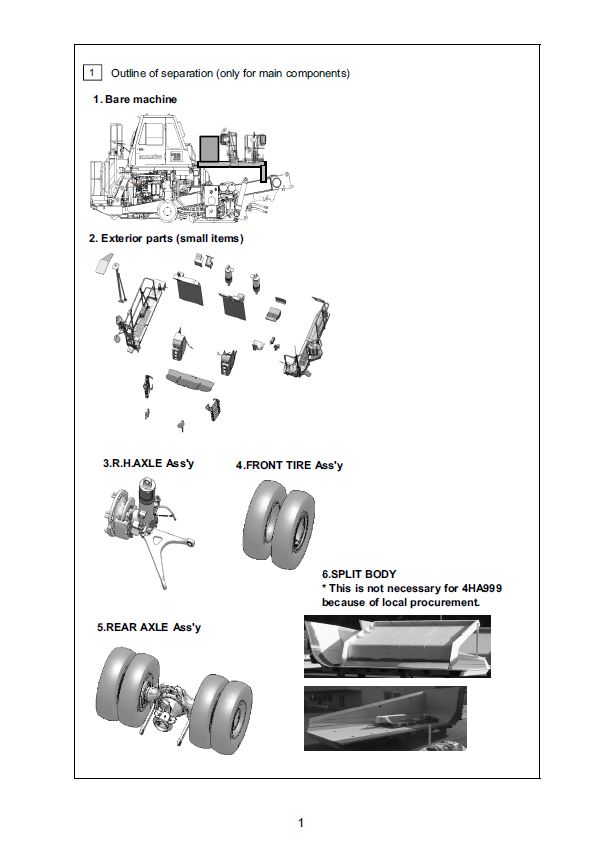 Komatsu Dump Truck Assembly Manual for HD325-8 and HD405-8 Models
