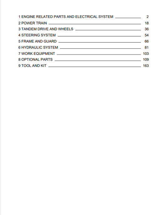 Komatsu GD200S-1 Motor Grader Sn 2001-Up Parts Catalogue Manual - PDF File
