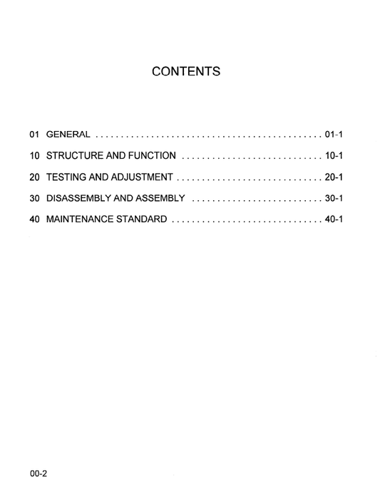 Komatsu PC200-PC250LC-6 Crawler Excavator Shop Manual PDF