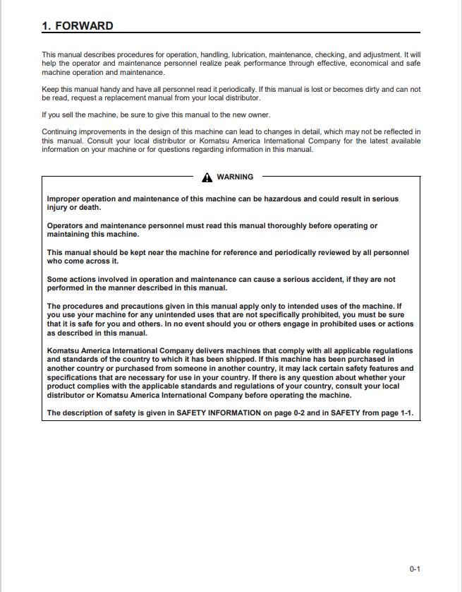 Komatsu PC200LC-6LE Excavator Maintenance & Operation Guide PDF