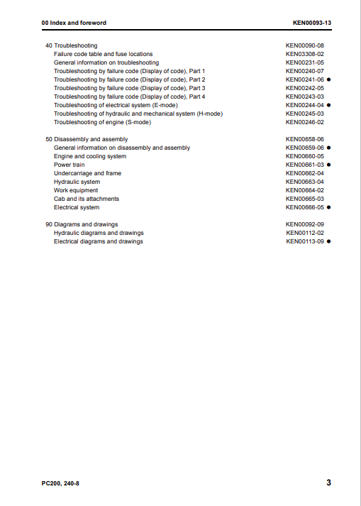 Komatsu PC240LC-8 Excavator Shop & Repair Manual PDF
