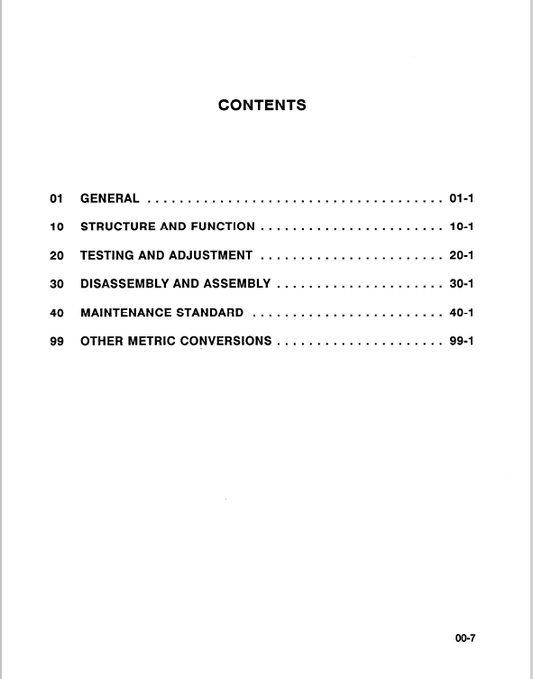 Komatsu PC300LC-5LC Excavator Shop & Repair Manual PDF