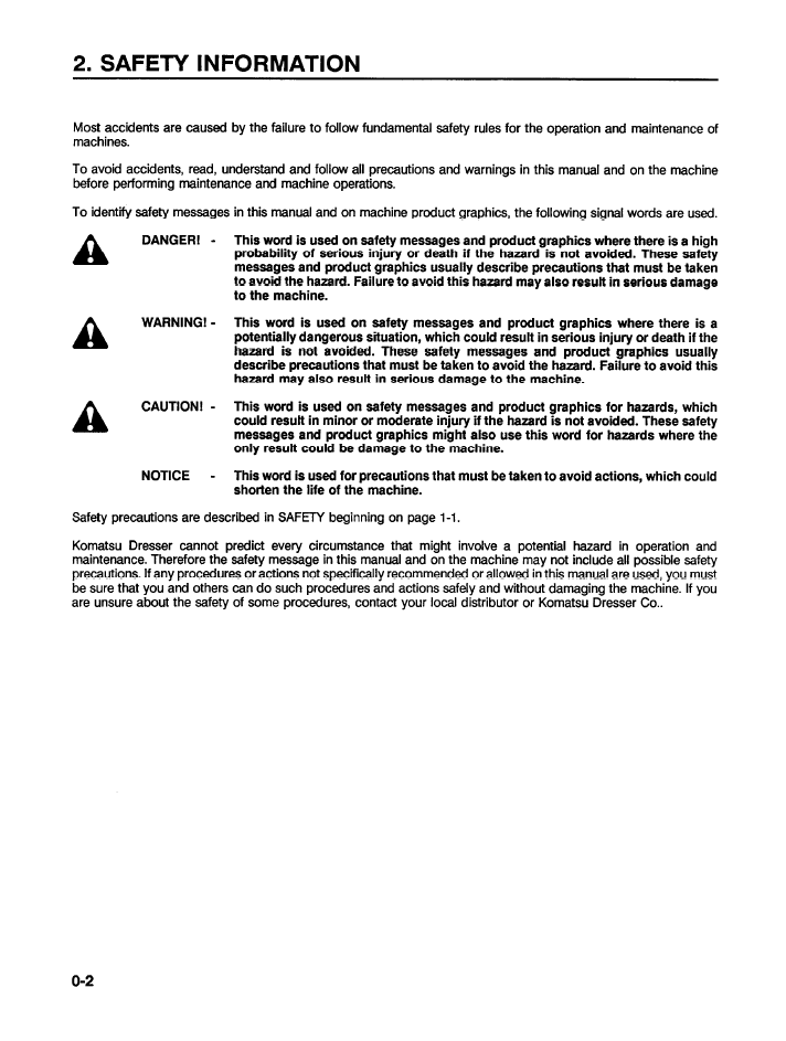 Komatsu PC300LC-5 Excavator Maintenance And Operating Guide CEAD207040