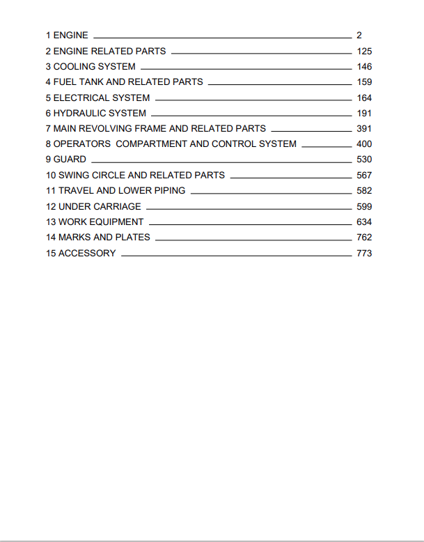 Komatsu PC300LC-6LE & PC300HD-6LE Parts Manual A83001-UP