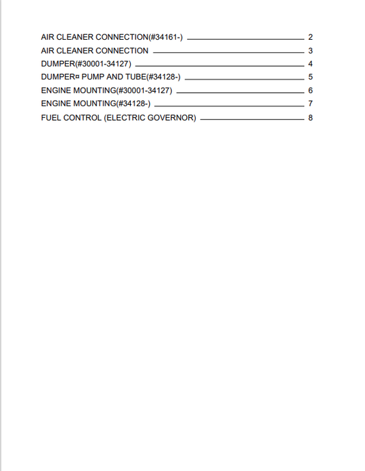 Komatsu PC300LC-6 Excavator Parts Manual S/N 30001-UP