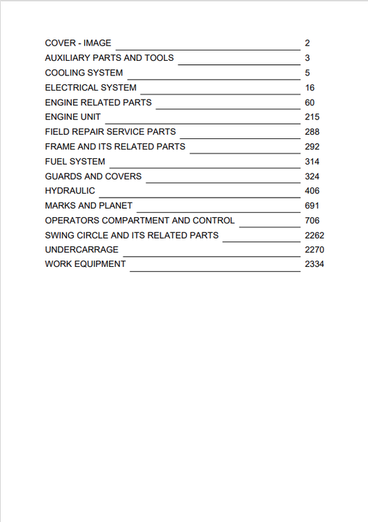Komatsu PC30MR-3 Crawler Excavator Sn 32725-UP Parts Catalogue Manual - PDF File