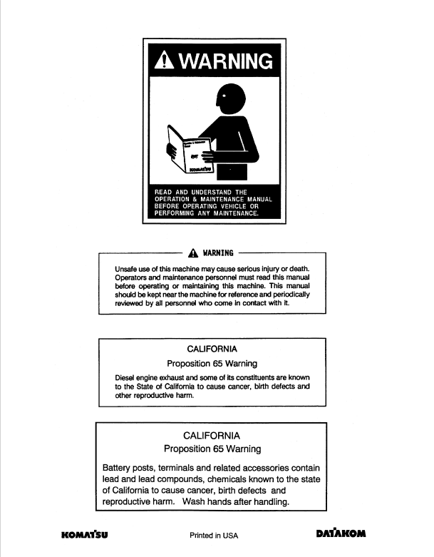 Komatsu PC360LC-11 & PC390LC-11 Service Repair Manual