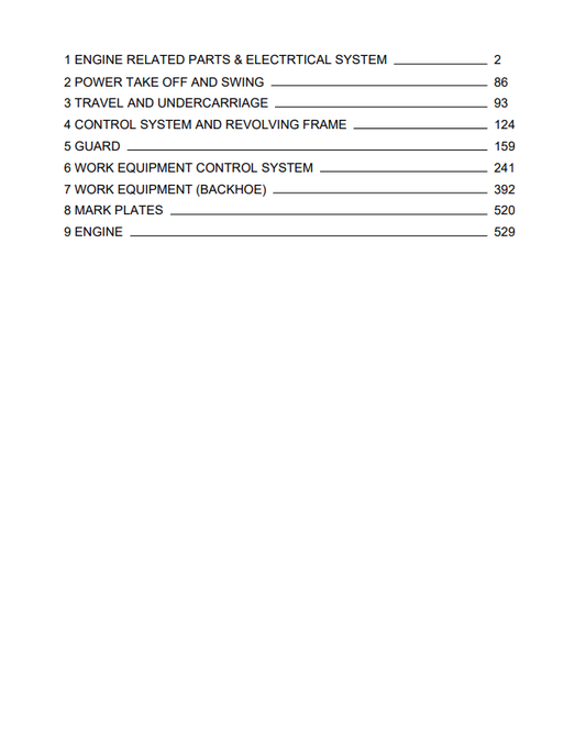 Komatsu PC400LC-5 Crawler Excavator Parts Catalogue Manual PDF