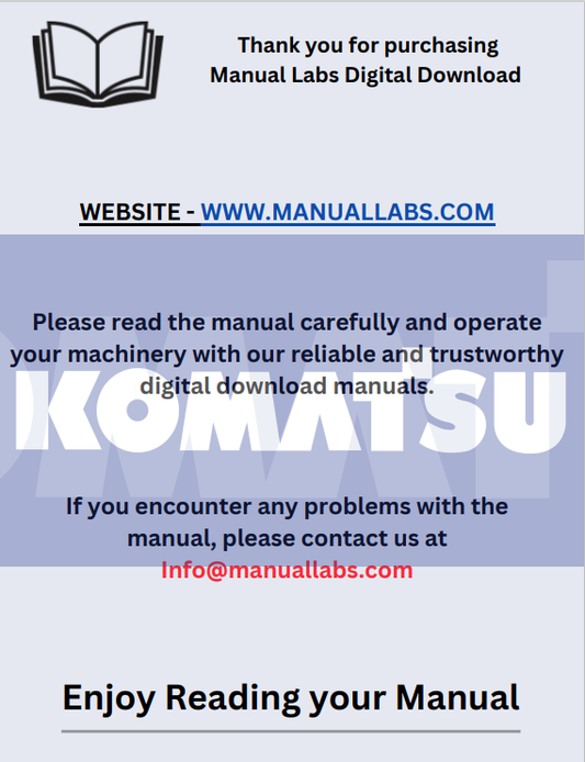 Komatsu PC45R-8 Excavator Parts Manual S/N 5001-UP