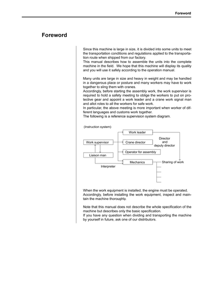 Komatsu PC750-7 / PC800-7 Crawler Excavator Field Assembly Procedure (GEN00014-03)
