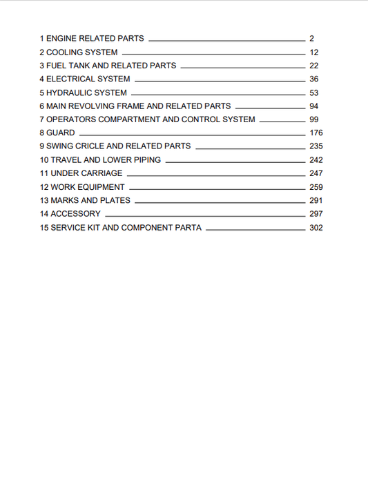 Komatsu PC75UU-3 Crawler Excavator Parts Catalogue Manual PDF