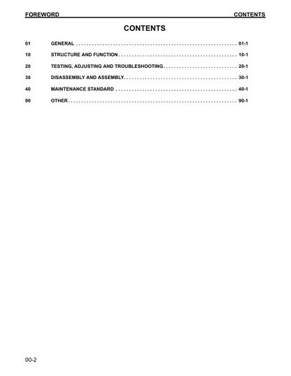 Komatsu PW400MH-6 Workshop Service and Repair Manual – CEBM005600