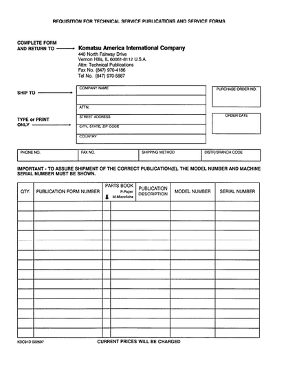 Komatsu S6D114E-1 SA6D114E-1 Engine Repair Manual PDF