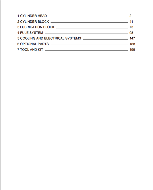 Komatsu S6D155-4B Engine Parts Catalogue Manual PDF