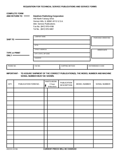 Komatsu WA120-3MC Technical Maintenance Manual – CEBM005101