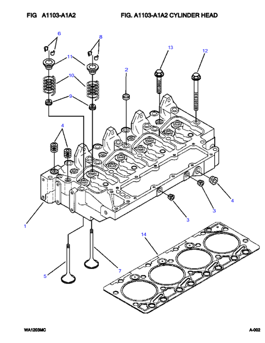 Komatsu WA120-3MC Wheel Loader Parts Catalogue Manual PDF