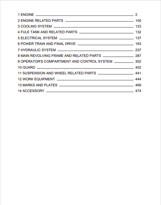 Komatsu WA120-3MC Wheel Loader Parts Manual S/N A31001-UP