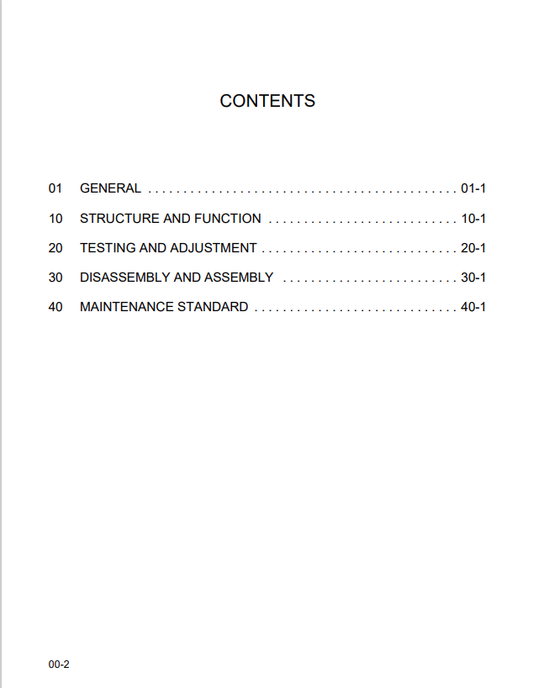 Komatsu WA180-3 & WA180L-3 Service Repair Manual SN A80001-UP