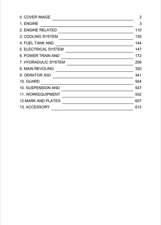 Komatsu WA250-3MC Wheel Loader Parts Catalogue Manual PDF
