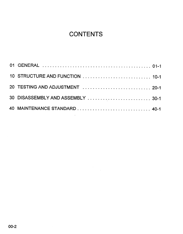 Komatsu WA320-3 Wheel Loader Service and Repair Manual PDF