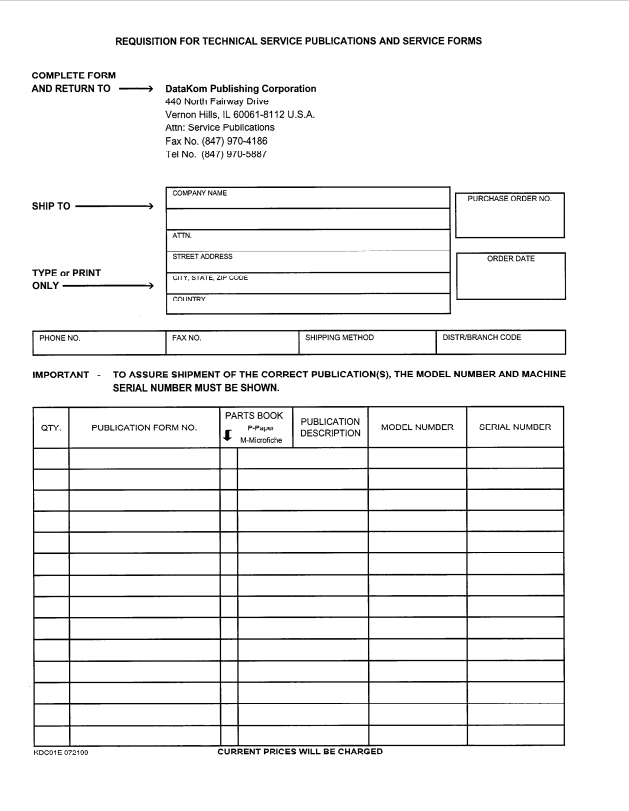 Komatsu WA380-1LC Workshop and Maintenance Manual