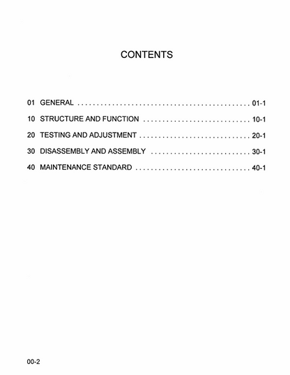 Komatsu WA420-3 Service and Repair Manual CEBM000200