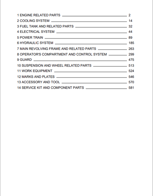 Komatsu WA430-6 Wheel Loader Shop Manual S/N 65001-65500 PDF
