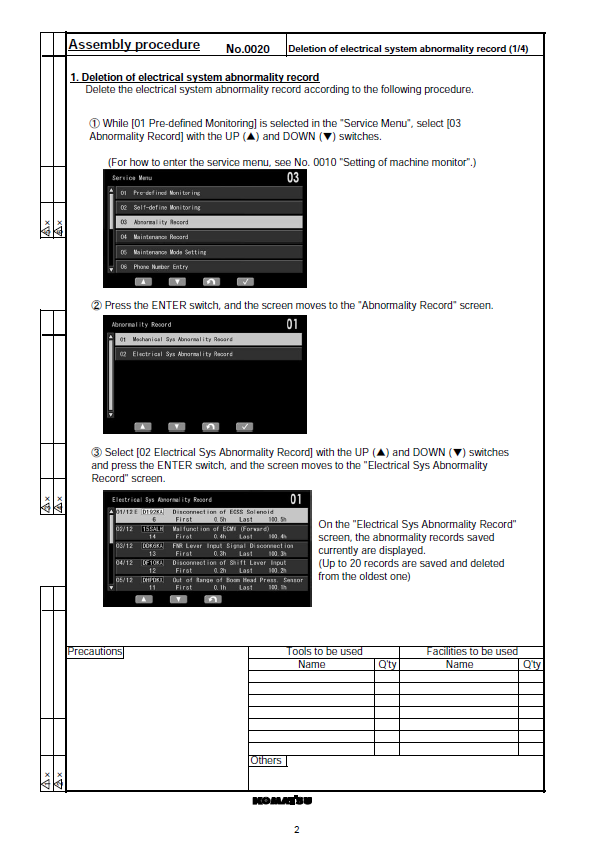 Komatsu WA470-8 Wheel Loader Installation and Assembly Guide PDF