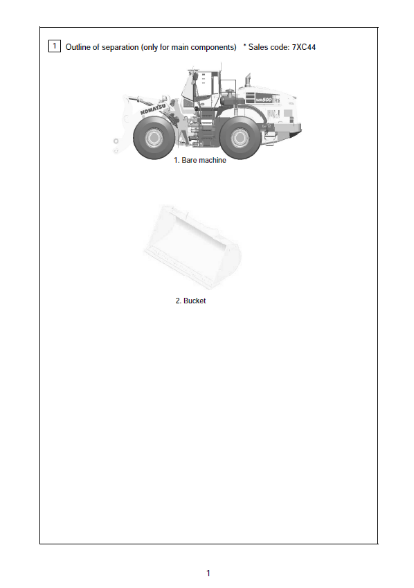 Komatsu WA500-8 Technical Field Assembly Guide GEN00140-00