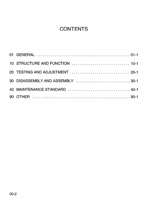 Komatsu WA800-2 Wheel Loader Service Manual – CEBM002400