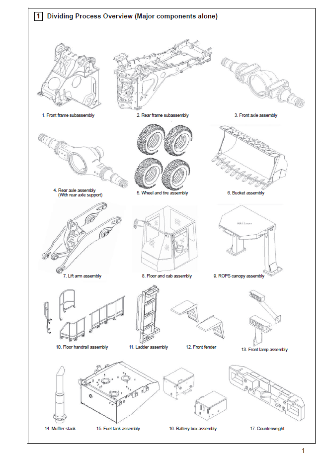 Komatsu WA800-3E0, WA900-3E0 Field Setup & Assembly Guide (GEN00056-10)