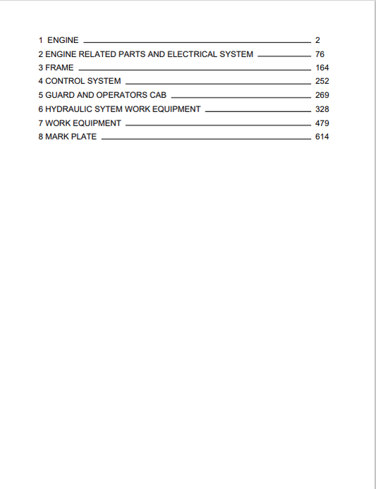 Komatsu WH713-1 WH714-1 WH716-1 Telescopic Handler Parts PDF