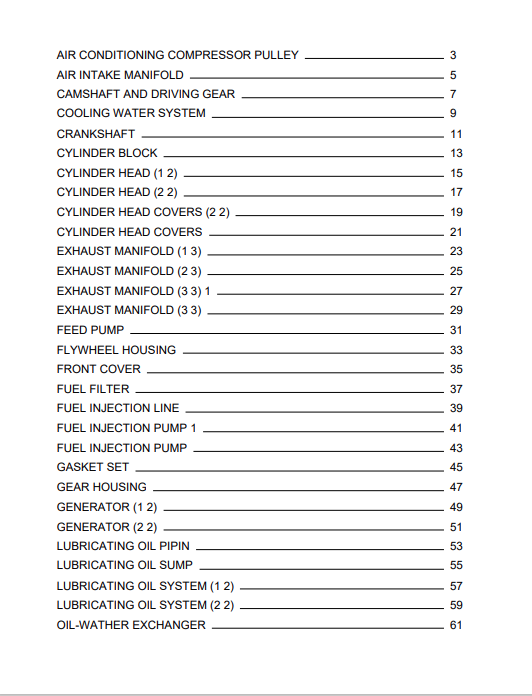 Komatsu WH713-1 to WH716-1 Telescopic Handler Parts Catalogue