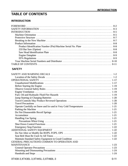 Komatsu XT430-3 Series Forestry Equipment Operation & Maintenance Manual