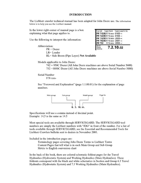 Liebherr Series 2 Litronic Crawler Dozer Service Manual TM1946