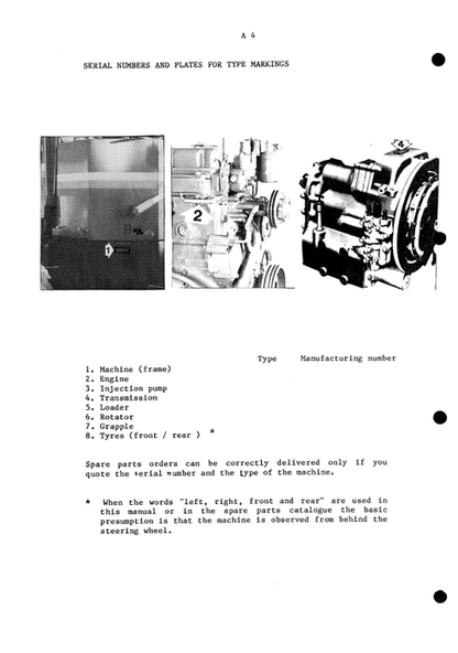 Lokomo 919 Turbo Operation and Maintenance Manual B140194
