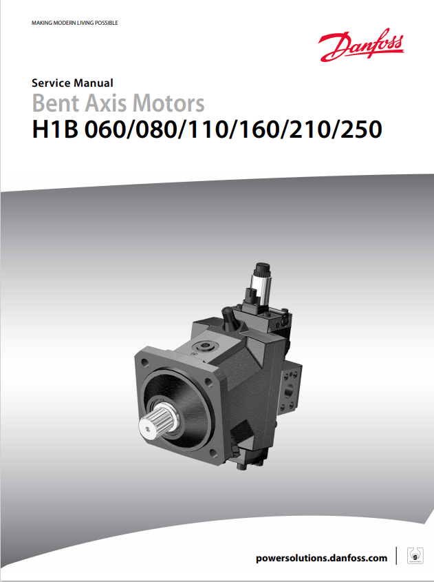 MUSTANG DANFOSS AXIS MOTORS H1B 060, 080, 110, 160, 210, 250 SERVICE MANUAL 50940482A - PDF
