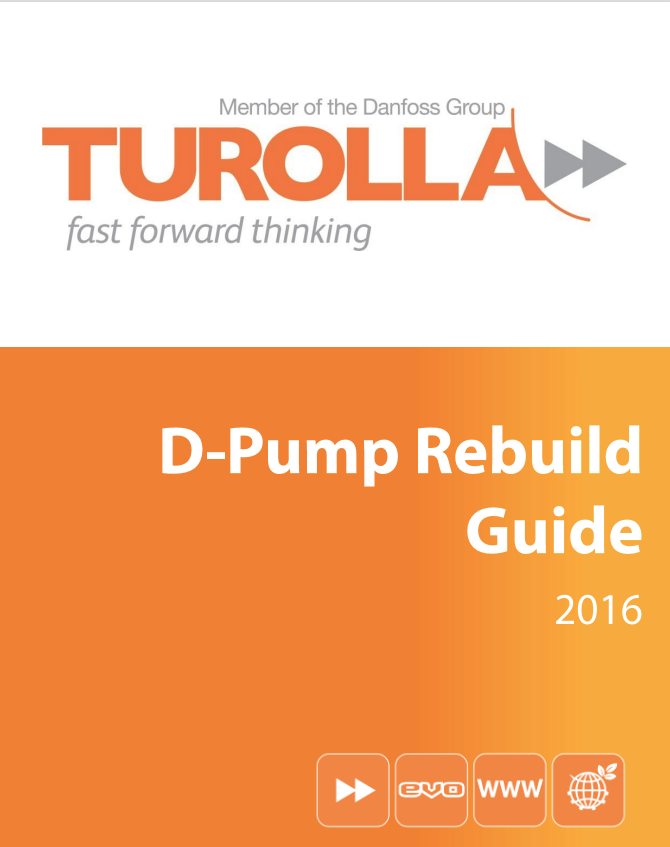 MUSTANG TUROLLA D-PUMP REBUILD GUIDE SERVICE MANUAL 50940484A - PDF