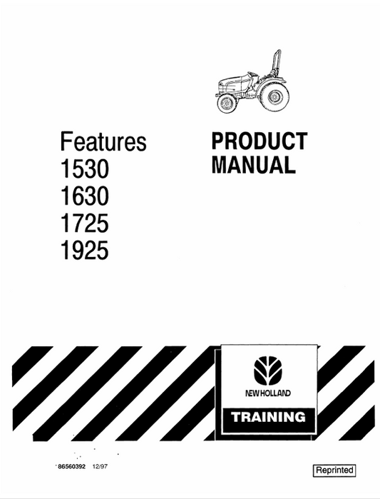 New Holland 1530 1630 1725 1925 Operator Manual 86560392 PDF