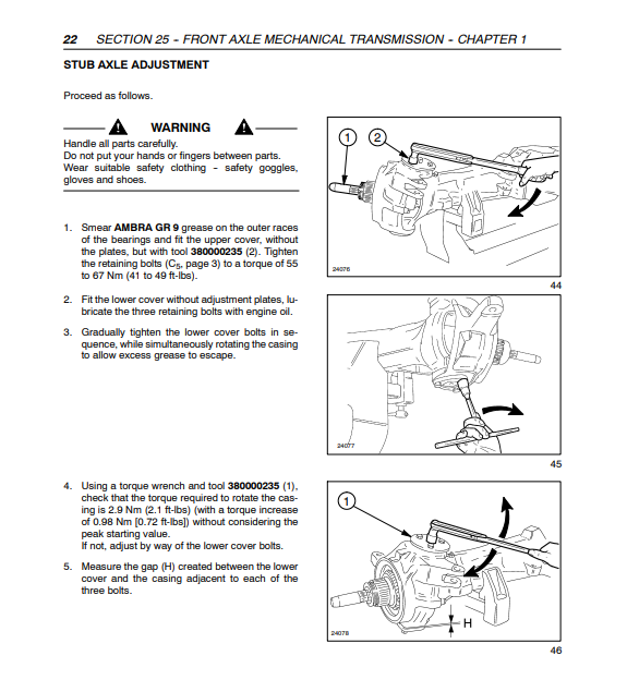 New Holland T4020, T4030, T4040, T4050 Repair Manual 87758556 PDF