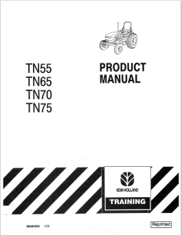 New Holland Tractor TN55, TN65, TN70, TN75 Product Service Repair Manual 86584839 PDF