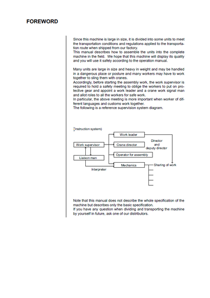 Official GEN00145-01: Komatsu PC490LCI-11 Field Setup & Assembly Manual