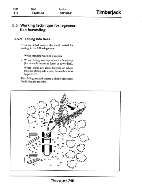 Timberjack 745 Operator & Maintenance Guide F059913