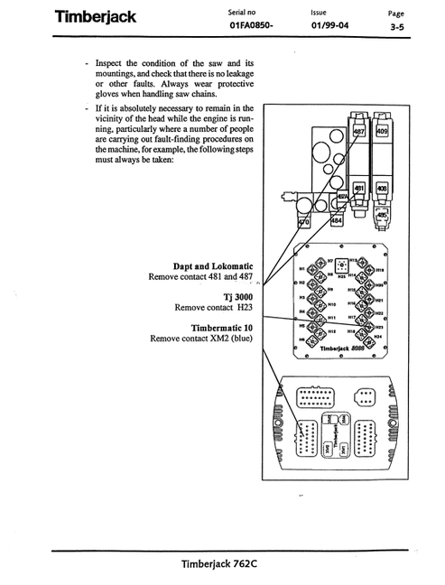 Timberjack 762C Operator & Maintenance Manual F056444