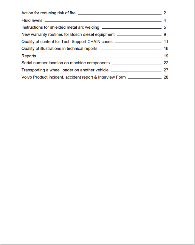 Volvo 4300 BM Wheel Loader Service Manual - PDF File