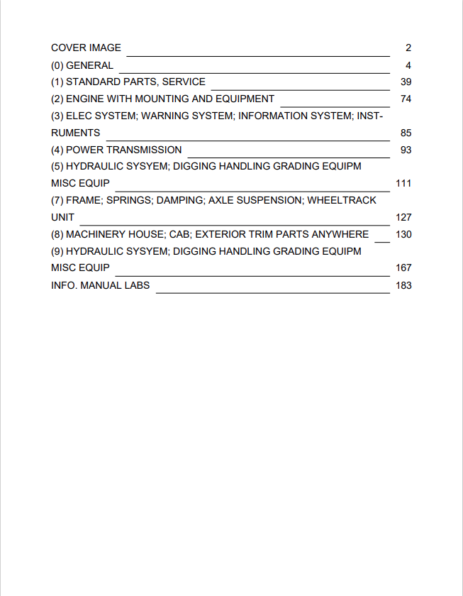 Volvo 4300 BM Wheel Loader Service Manual - PDF File