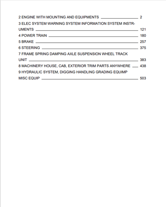 Volvo 5350 BM Articulated Haulers Parts Catalogue Manual - PDF File
